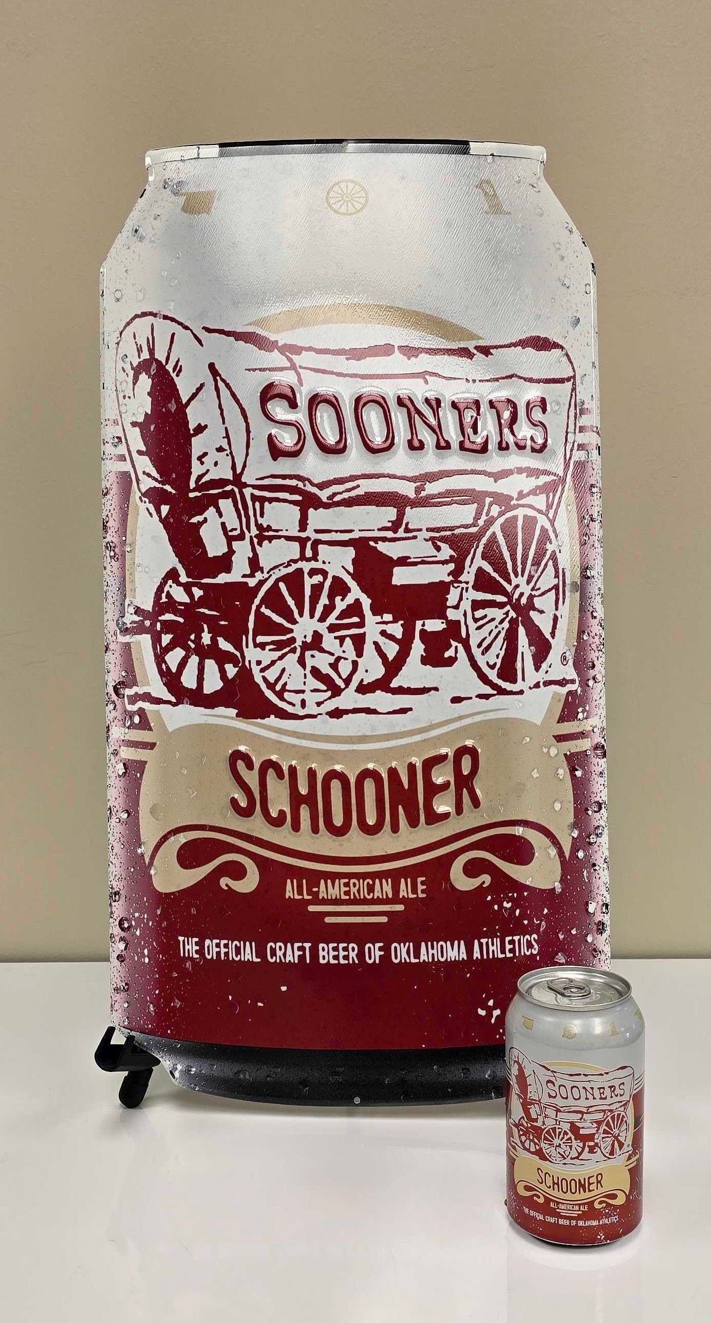 24" Schooner All-American Ale Tin Sign