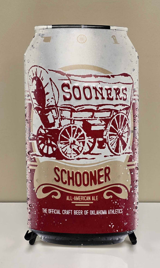 24" Schooner All-American Ale Tin Sign