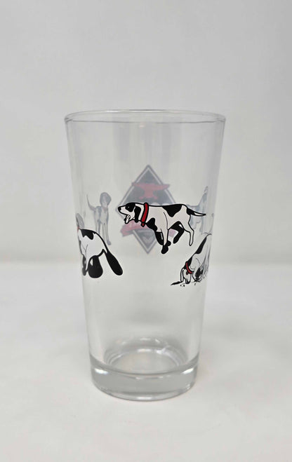 Hound Pint Glass