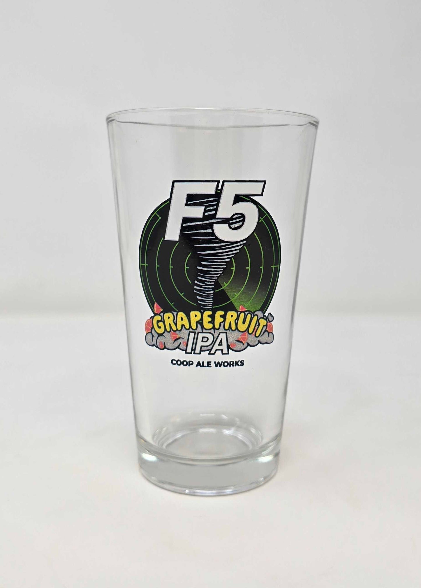 F5 Grapefruit Pint Glass