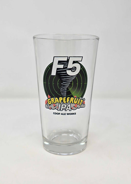 F5 Grapefruit Pint Glass