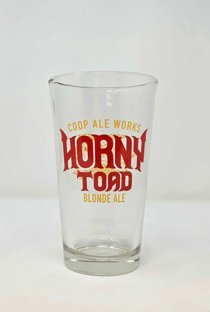 Horny Toad Pint Glass