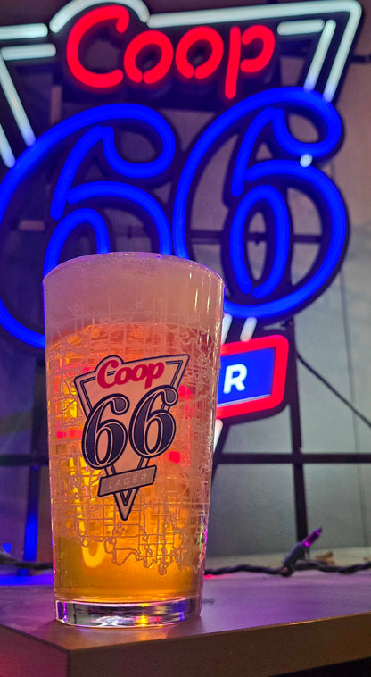 COOP 66 Pint Glass