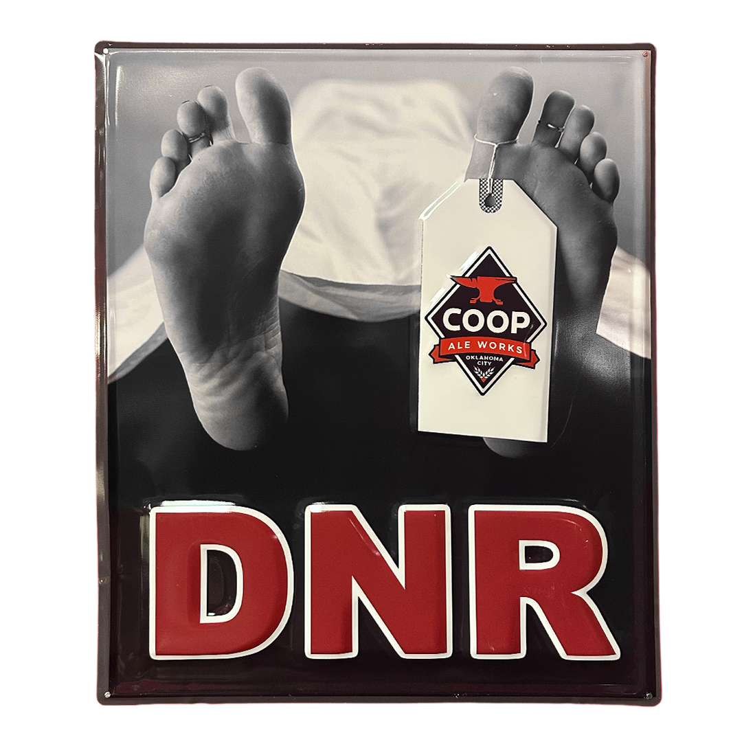 20" DNR Tin Sign