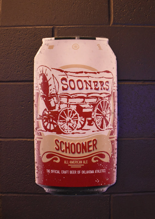 24" Schooner All-American Ale Tin Sign
