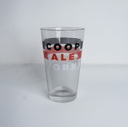 COOP Multi Stripe Pint Glass