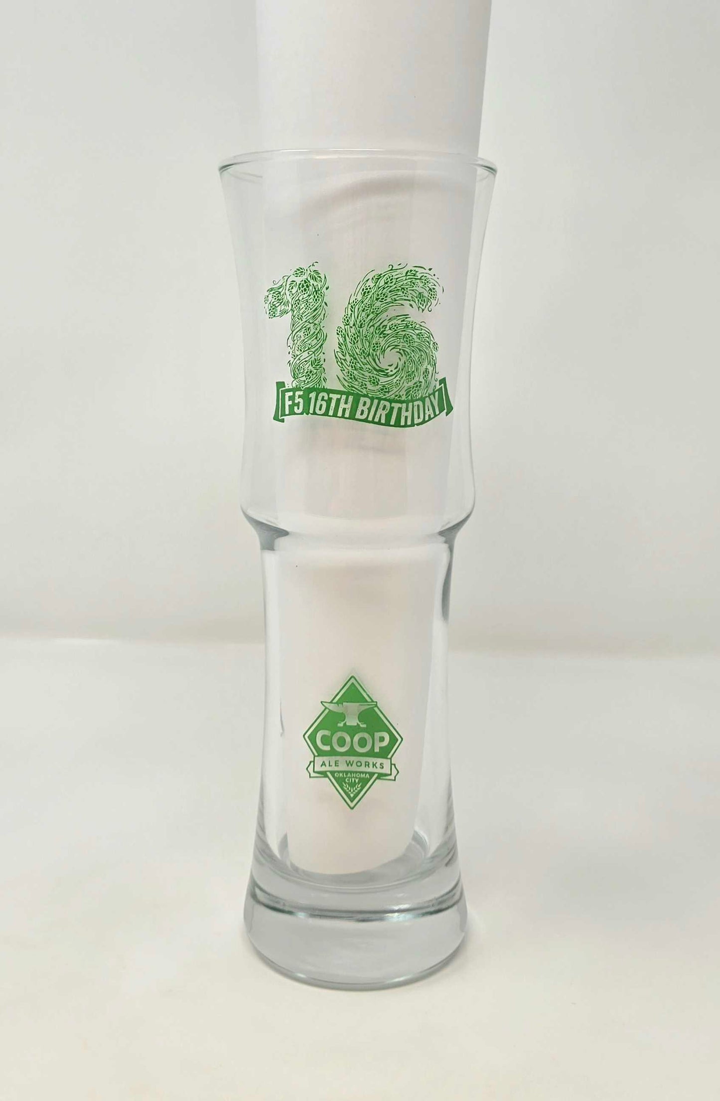F5 Birthday Glass
