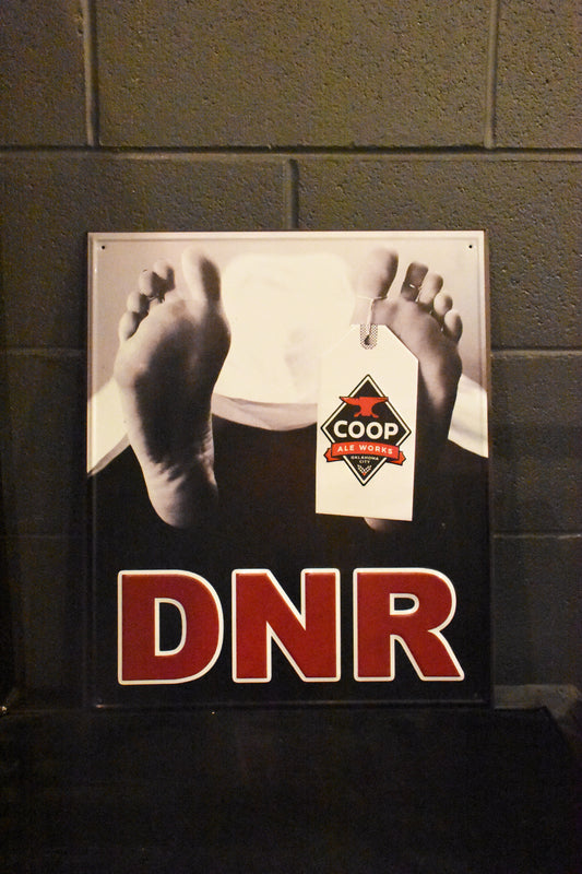 20" DNR Tin Sign