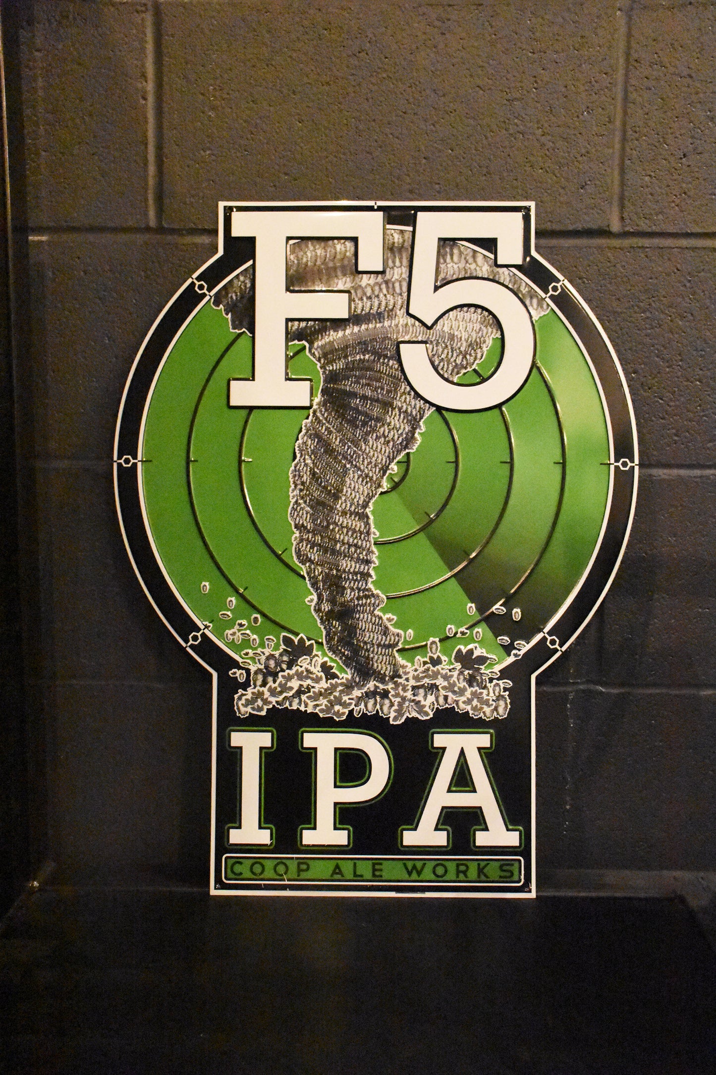 23" F5 IPA Tin Sign